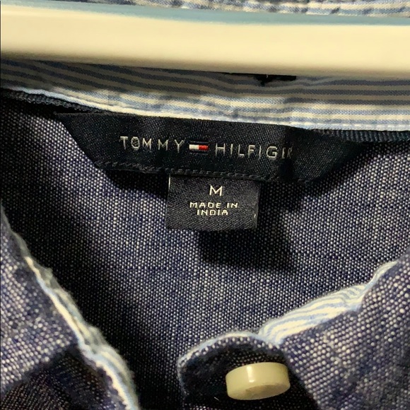Tommy Hilfiger button up denim shirt - Picture 2 of 4